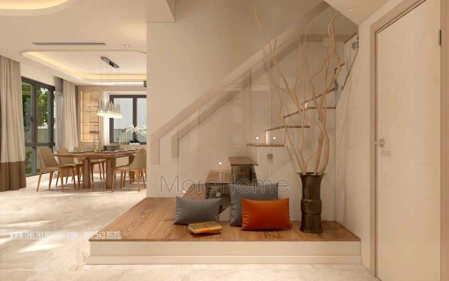 Cầu thang sắt hiện đại